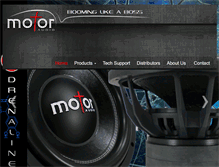 Tablet Screenshot of motor-audio.com
